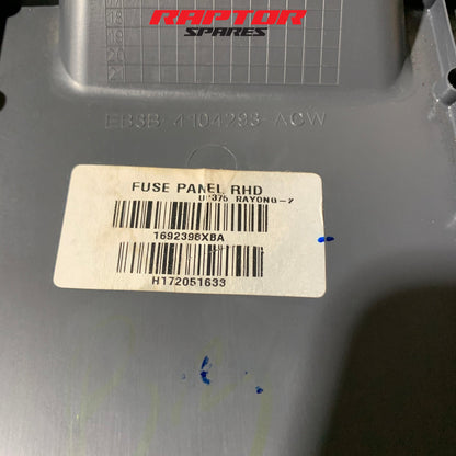 Ford Ranger PX2 PX3 Everest 2015–2022 Fuse Panel Cover OBD EB3B-4104293-ACW OEM