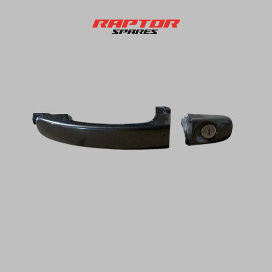 Ford Ranger PX2 Wildtrak (2015–2018) Front Right Door Handle w/ Lock Black