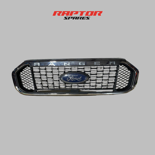 Ford Ranger PX3 2018–2022 Front Grille JB3J-8W200-JA5UAW | OEM Chrome & Black