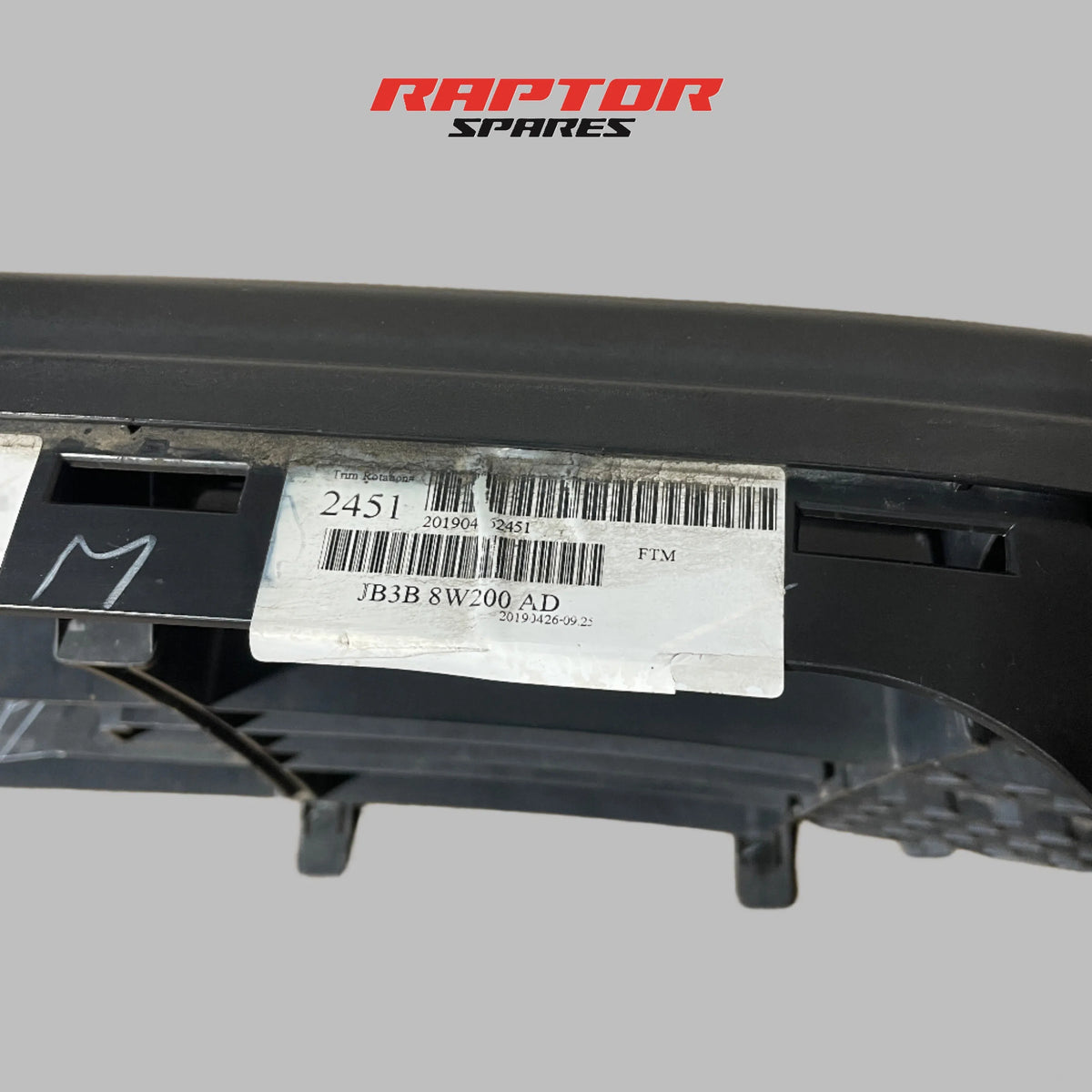 Ranger Radiator Grill Ford Ranger Radiator Grille PX Series 3 XL Black 2018-2022 – Raptor Spares