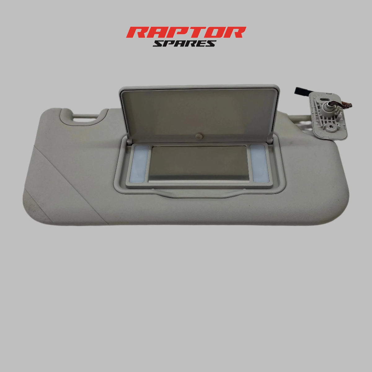All Red Ranger Visors Ford Ranger Right Sun Visor | Grey Sliding Type with Light | PX2 PX3 ...