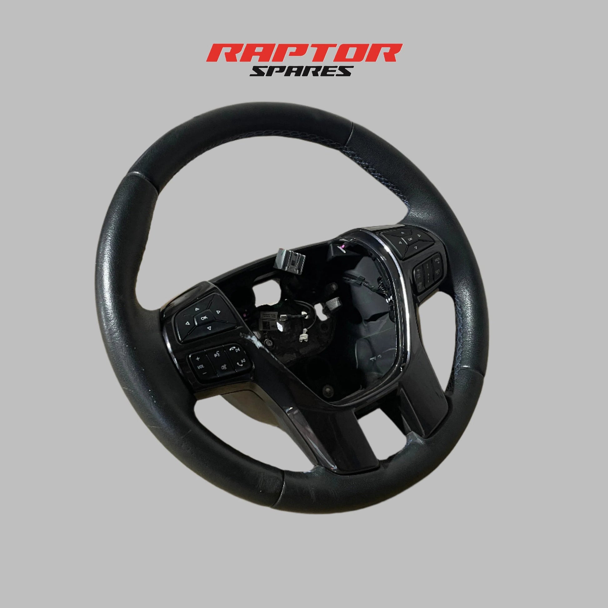 Ford Ranger Steering Wheel Leather Black PX2 PX3 02/2017 to 04/2022 Genuine OEM