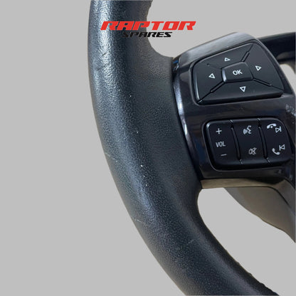 Ford Ranger Steering Wheel Leather Black PX2 PX3 02/2017 to 04/2022 Genuine OEM