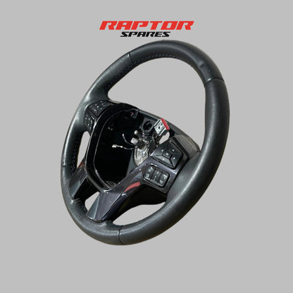 Ford Ranger Steering Wheel Leather Black PX2 PX3 02/2017 to 04/2022 Genuine OEM