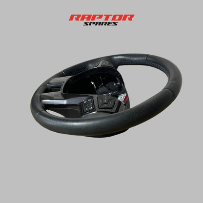 Ford Ranger Steering Wheel Leather Black PX2 PX3 02/2017 to 04/2022 Genuine OEM