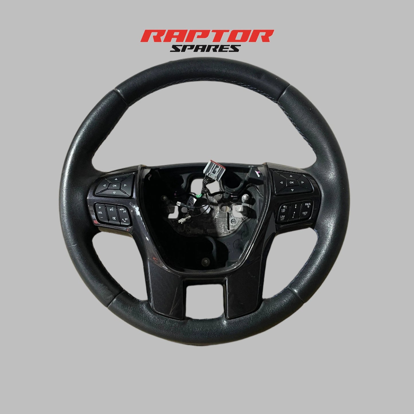 Ford Ranger Steering Wheel Leather Black PX2 PX3 02/2017 to 04/2022 Genuine OEM