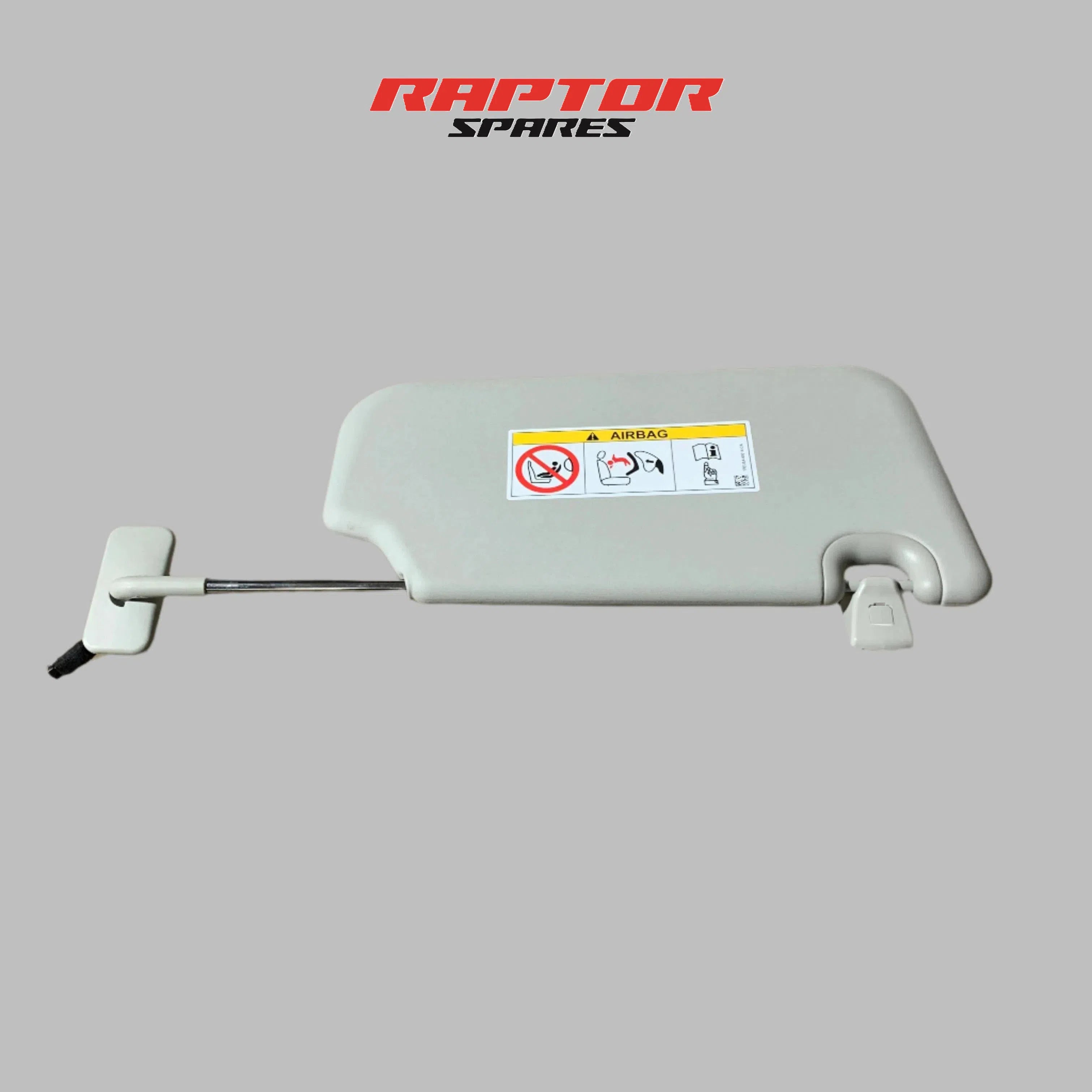 Ford Ranger Sun Visor Left-Hand Side PX 2011–2022 Grey, Sliding, Mirror & Light