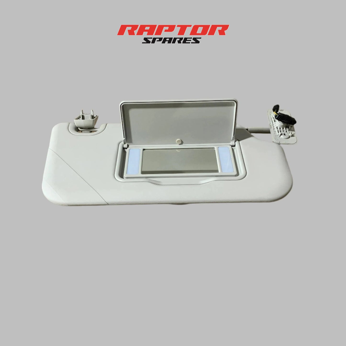 Ford Ranger Sun Visor Right-Hand Side PX 2011–2022 Grey Sliding, Mirror & Light