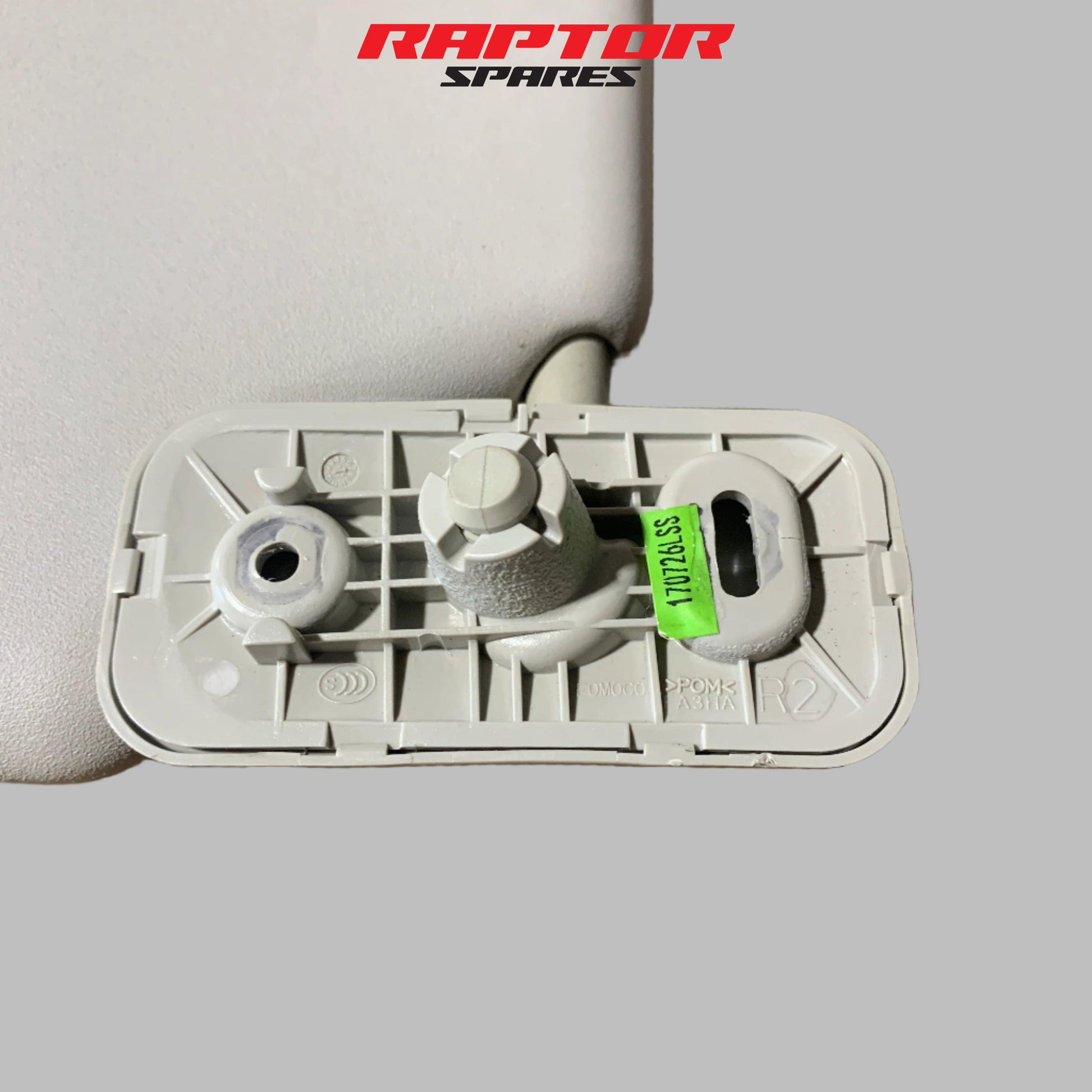 Mazda BT-50 2011–2020 Right Hand Side Sun Visor Light Grey OEM Genuine