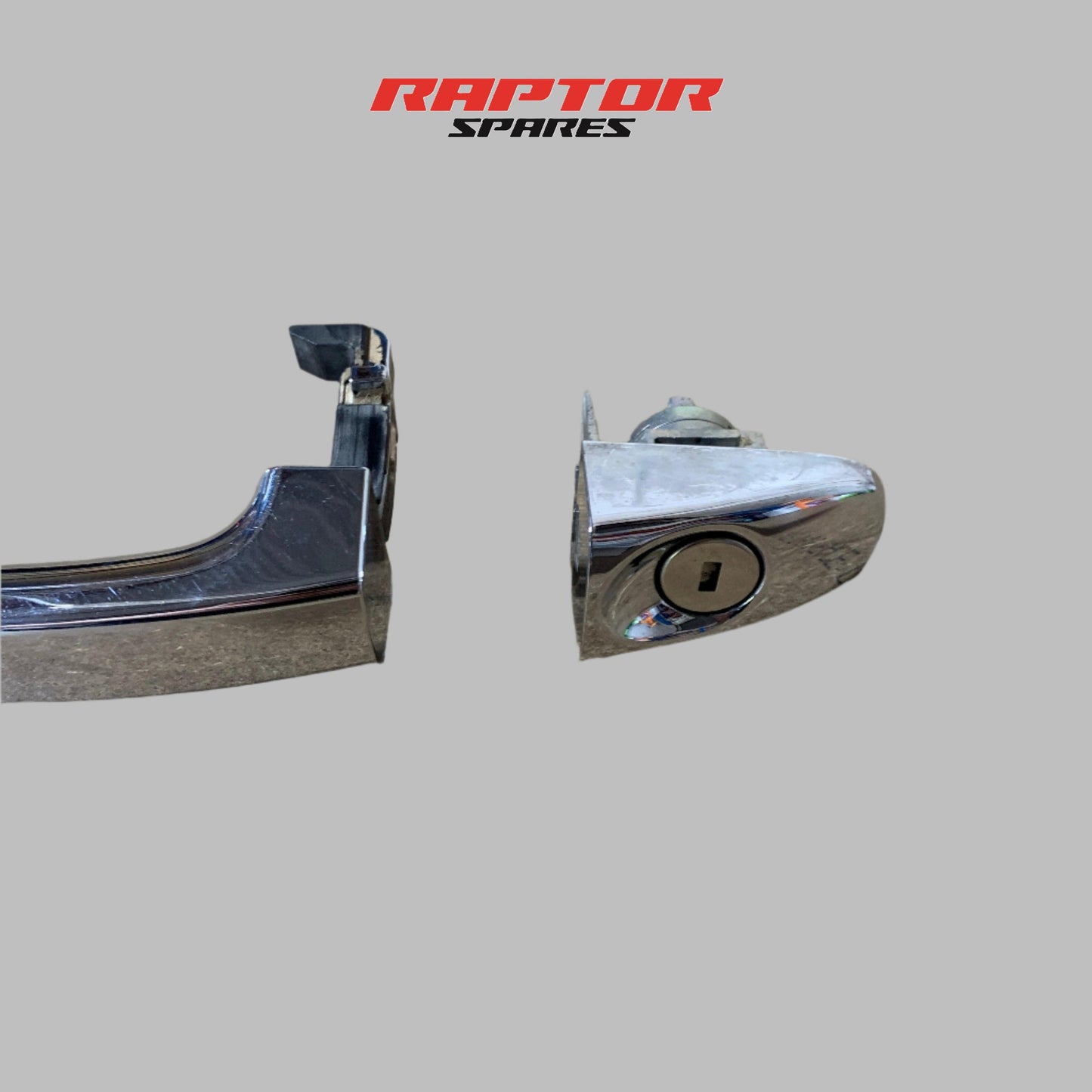 Mazda BT-50 2015–2020 Chrome Front Right Door Handle with Lock Cylinder OEM