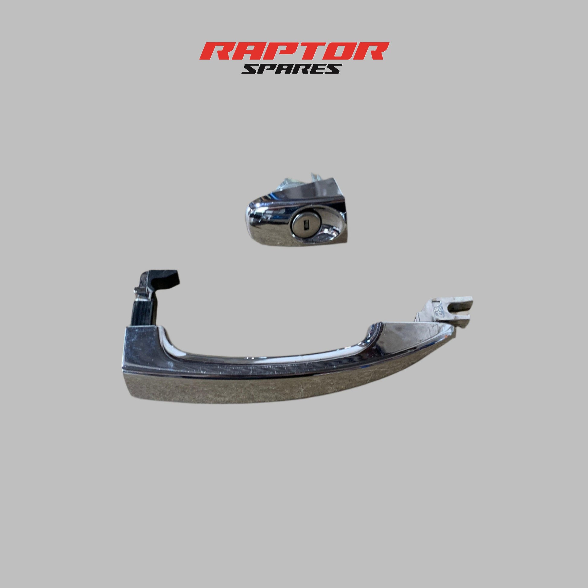 Mazda BT-50 2015–2020 Chrome Front Right Door Handle with Lock Cylinder OEM