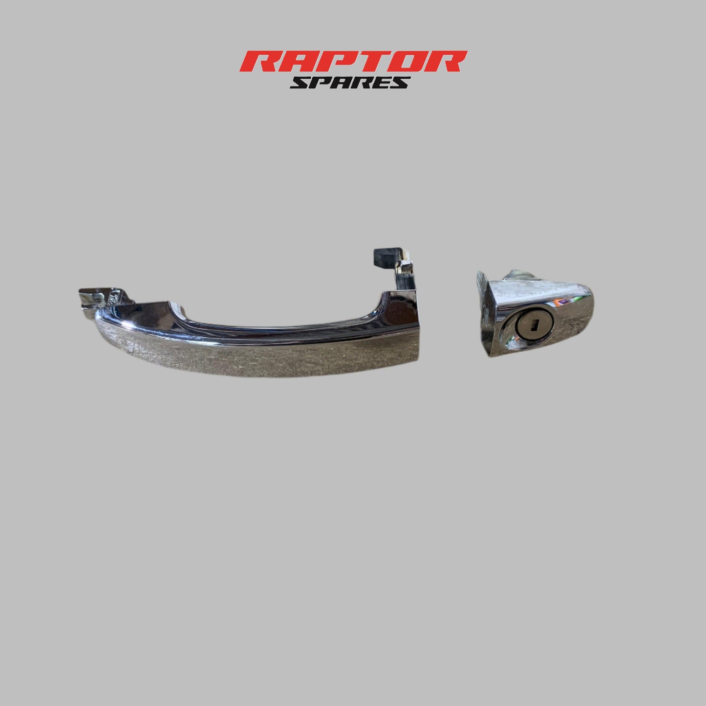Mazda BT-50 2015–2020 Chrome Front Right Door Handle with Lock Cylinder OEM