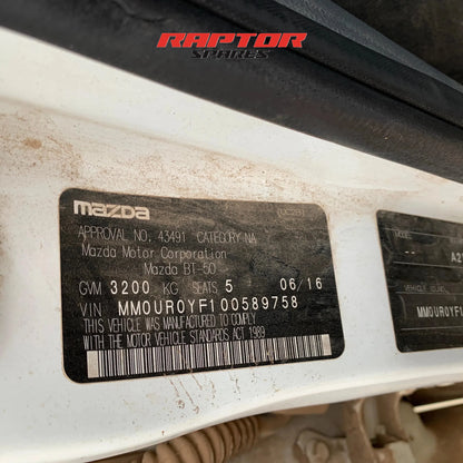 Mazda BT-50 4x4 GT Double Cab 2016 3.2L Diesel Automatic Transmission