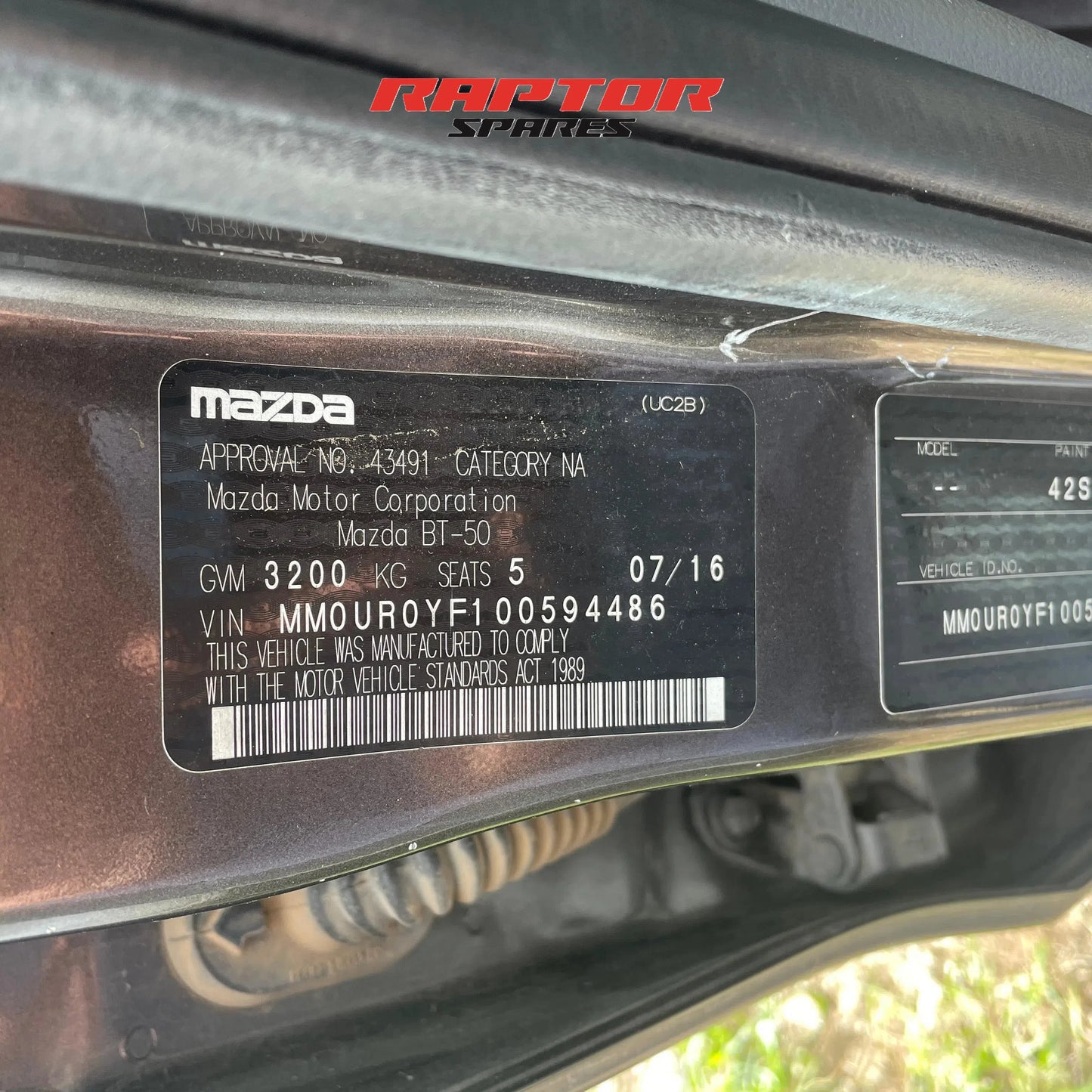 Mazda BT-50 4x4 XTR Double Cab 2016 3.2L Diesel Automatic Transmission