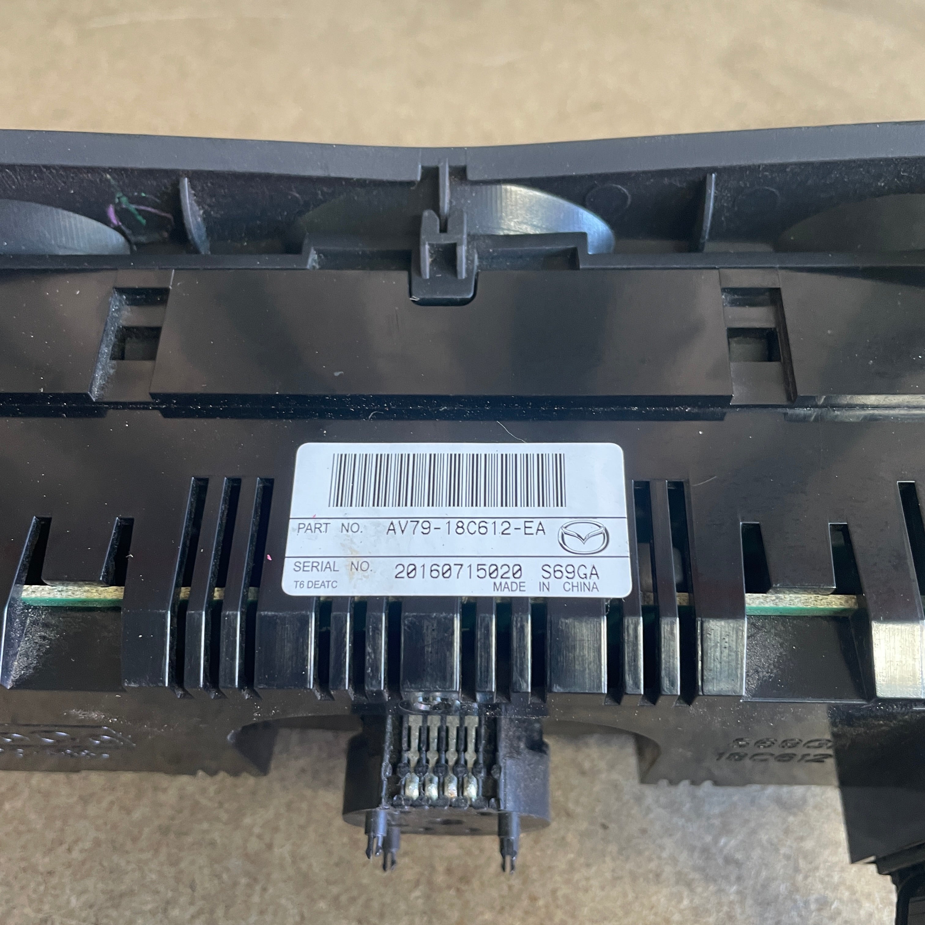 Mazda BT-50 Climate Control Unit Heater A/C Switch UP-UR 10/2011 to 06/2020