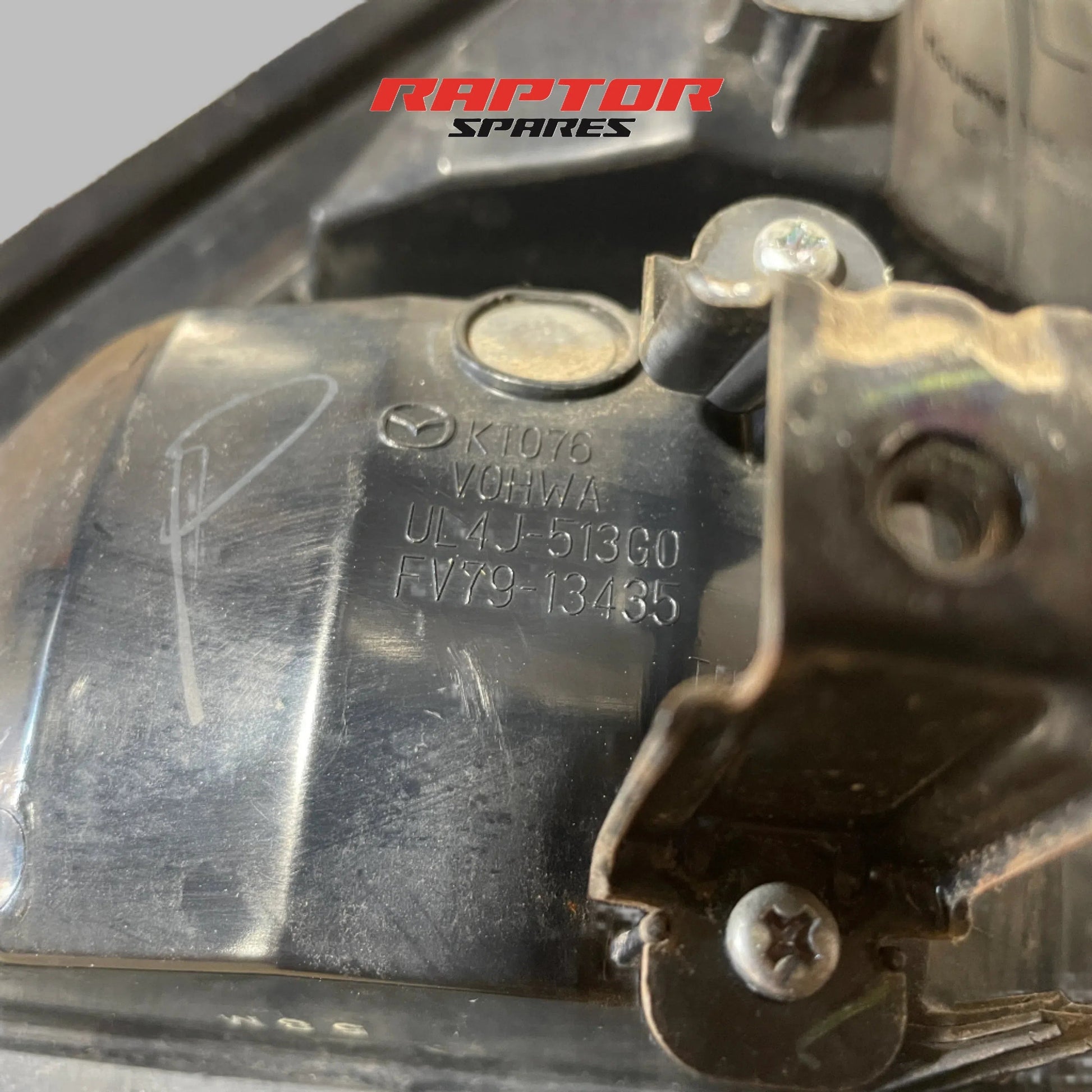 Mazda BT-50 Left Tailgate Lamp Red Surround UP UTE 10/2011 - 06/2020 Genuine OEM