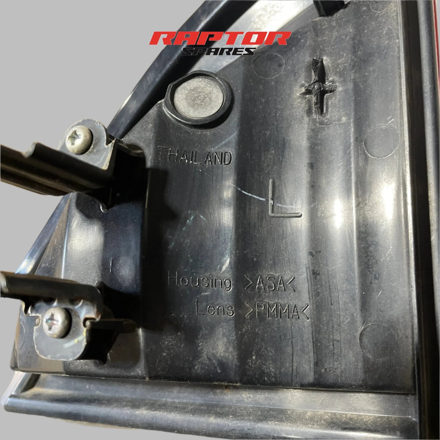 Mazda BT-50 Left Tailgate Lamp Red Surround UP UTE 10/2011 - 06/2020 Genuine OEM