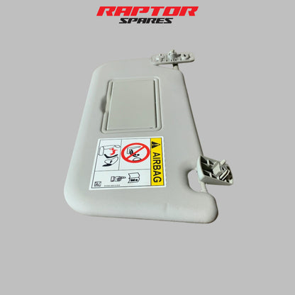 Mazda BT-50 Sun Visor Left Side OEM Grey with Vanity Mirror (2011–2020)