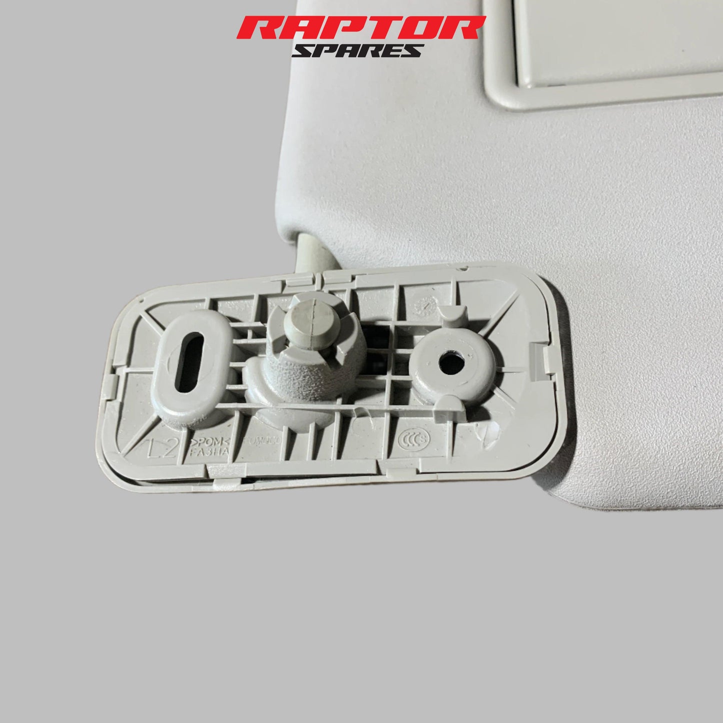 Mazda BT-50 Sun Visor Left Side OEM Grey with Vanity Mirror (2011–2020)