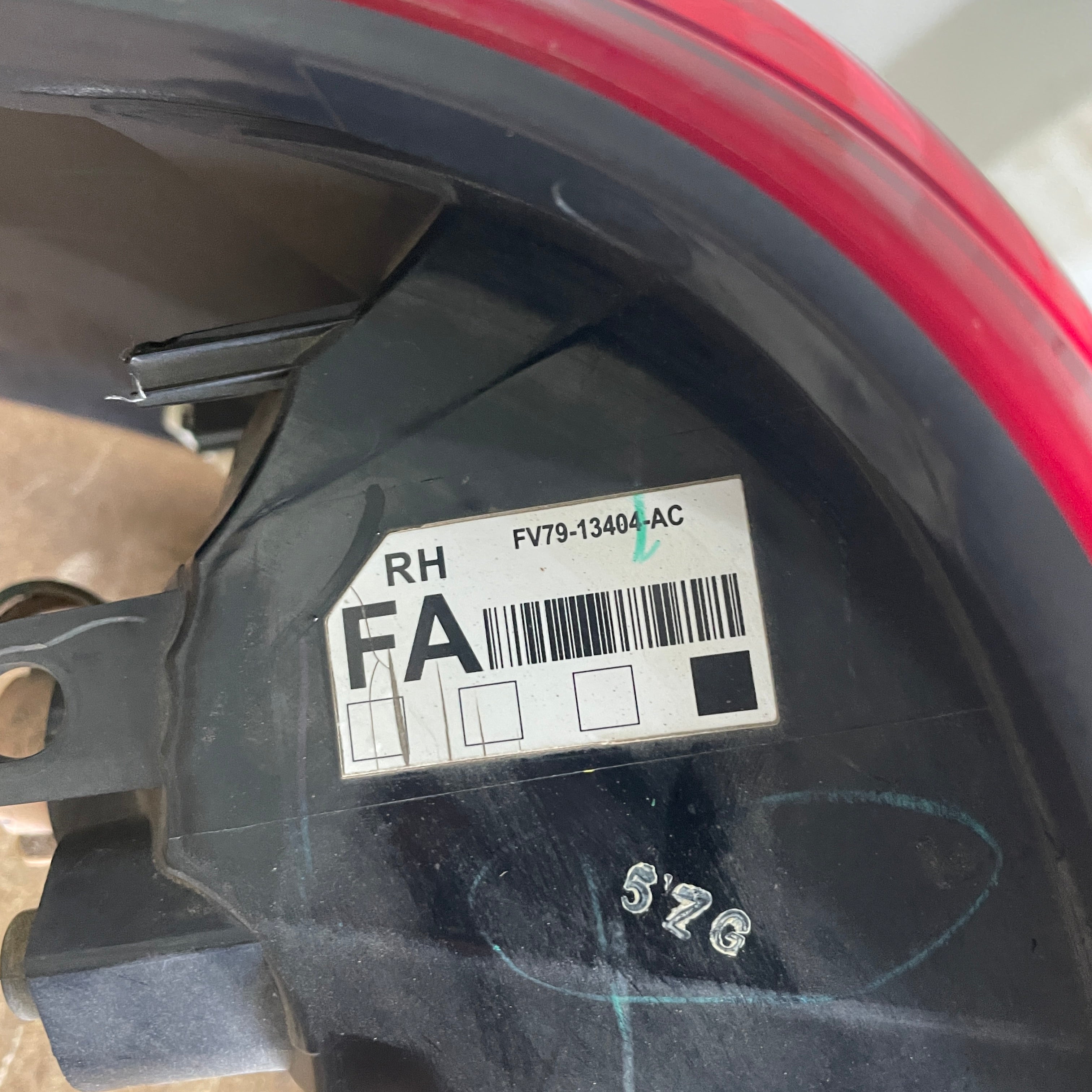 Mazda BT-50 UR 2015–2020 Tail Light Right RH FV79-13404-AC | OEM