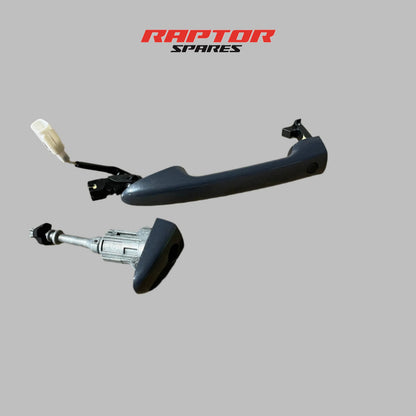 Mazda CX-5 KF 2017–2022 Front Right Door Handle Keyless Polymetal Grey OEM